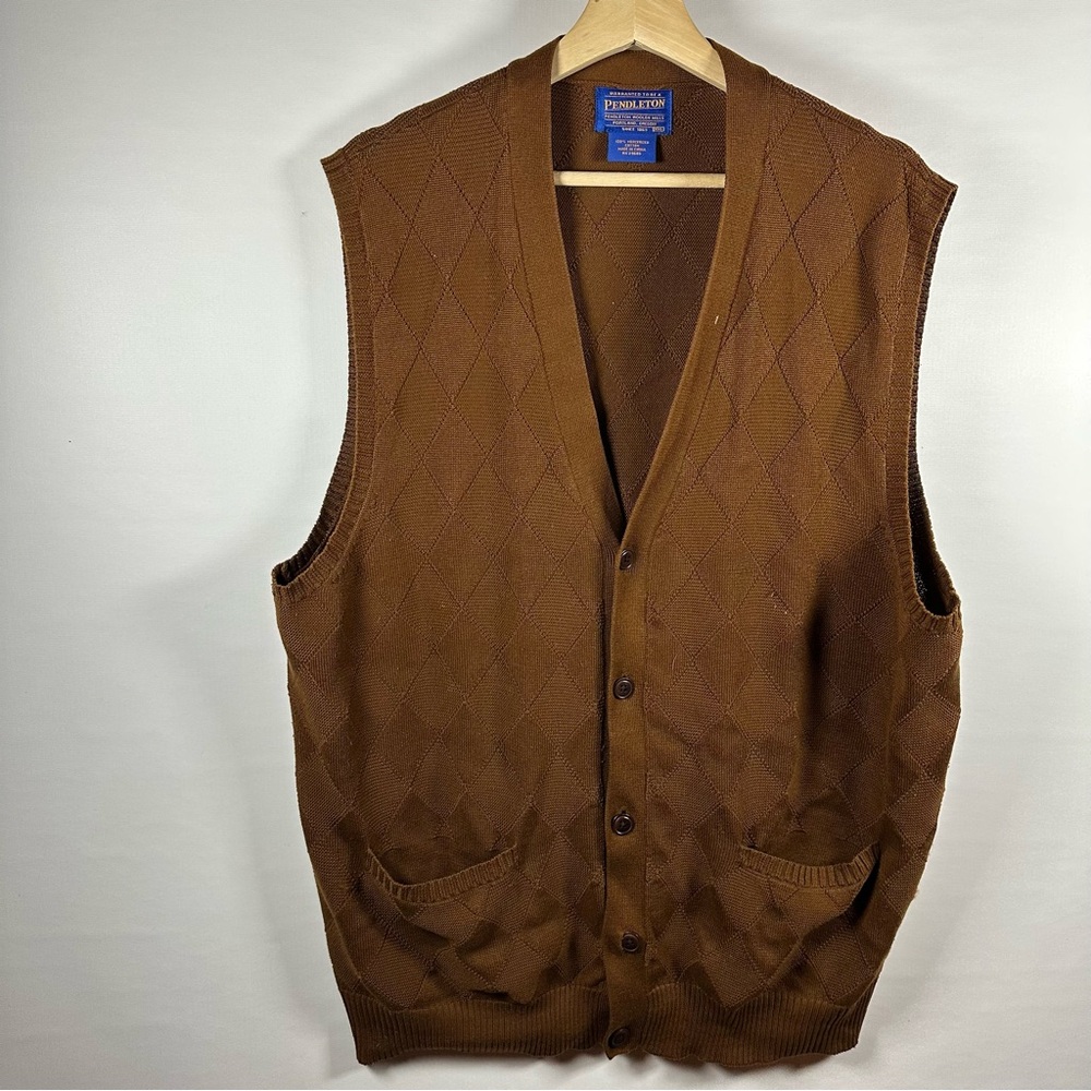 Pendleton argyle sweater vest